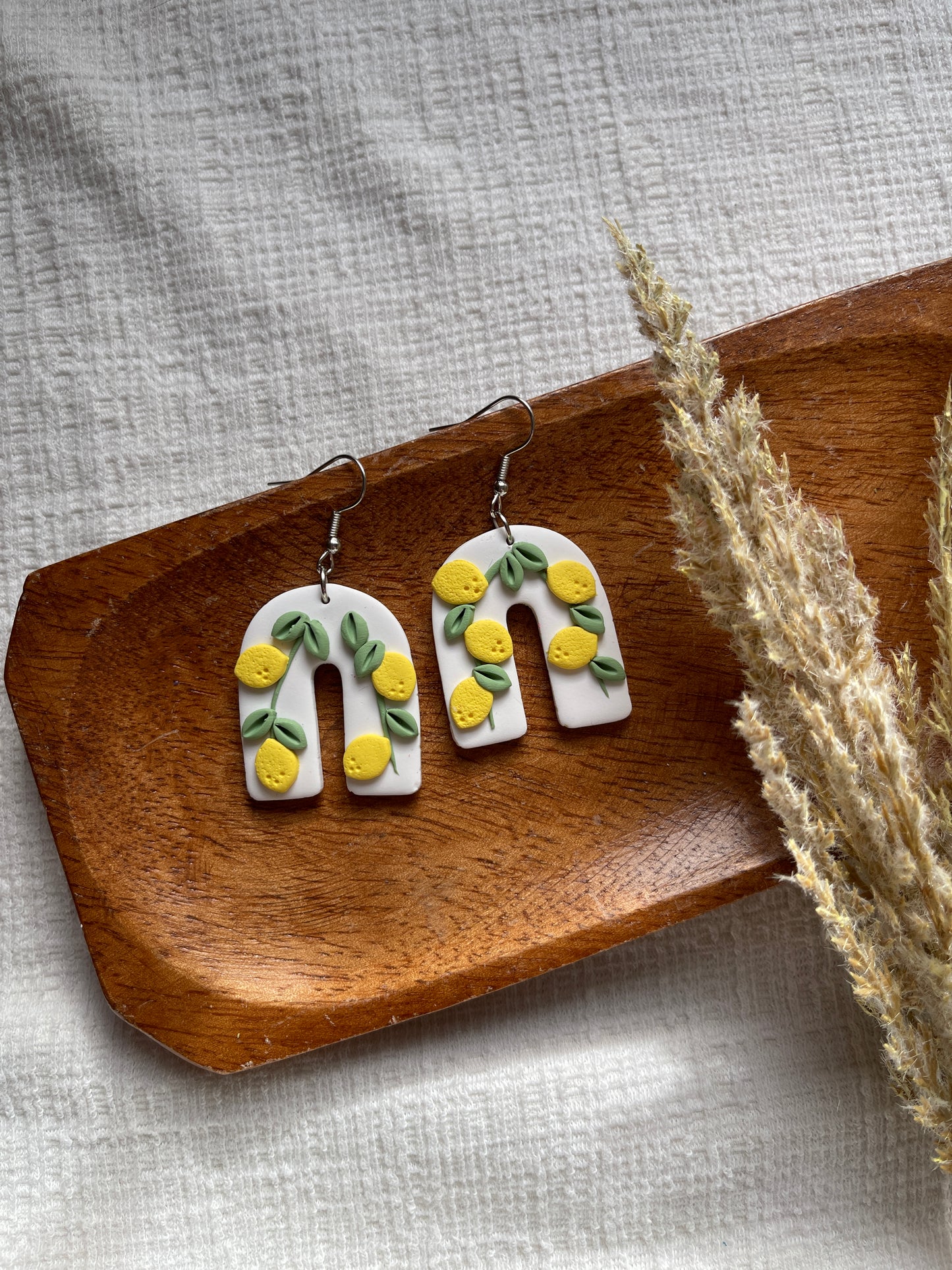 Lemonade Clay Earrings